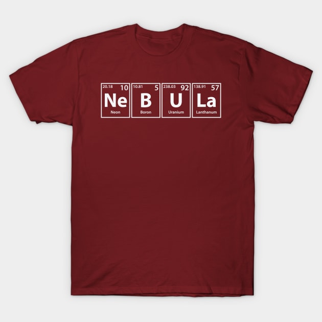 Nebula Elements Spelling T-Shirt by cerebrands